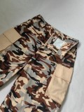SC Loose Straight Camouflage Printed Pants GSMJ-6937