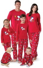 SC Christmas Cartoon Printed Pajamas Parent-Child Set GSGS-0598#