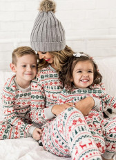 SC Christmas Printed Parent-Child Home Pajama Set GSGS-0531