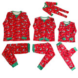 SC Christmas Printed Parent-Child Long Sleeve Pajama Set GSGS-0527#