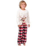 SC Christmas Moose Printed Parent-Child Long Sleeve Pajama Set GSGS-0519