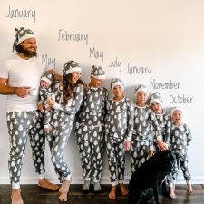 SC Christmas Tree Printed Parent-Child Set Loungewear GSGS-0591