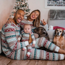 SC Christmas Parent-Child Homewear Family Pajamas Set GSGS-0578