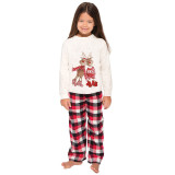 SC Christmas Moose Printed Parent-Child Home Pajama Set GSGS-0526