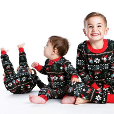 SC Christmas Print Parent-Child Family Two Piece Set GSGS-0580