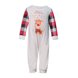 SC Christmas Elk Print Family Matching Sets Pajamas Suits YLDF-924