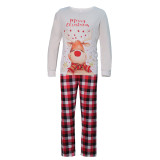 SC Christmas Elk Print Family Matching Sets Pajamas Suits YLDF-924