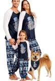 SC Christmas Print Long Sleeve Family Matching Pajama Set YLDF-939