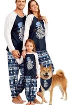 SC Christmas Print Long Sleeve Family Matching Pajama Set YLDF-939