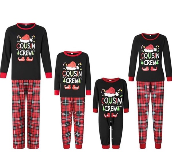 SC Christmas Cotton Parent-Child Clothing Homewear Pajamas Suit YLDF-495