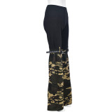 SC Camouflage Spliced Knit Flared Pants GNZD-9636PD