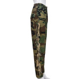 SC Camouflage Tassel Pocket Casual Pants GNZD-9039PD