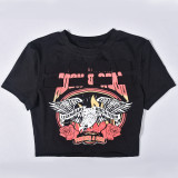 SC Summer Print Short Sleeve Tops GNZD-31239TY