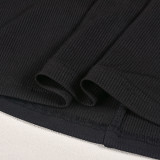 SC One Shoulder Backless Solid T Shirt GNZD-9666TD