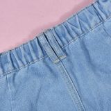 SC Fashion Denim Tassel High Split Skirt GNZD-9150DD