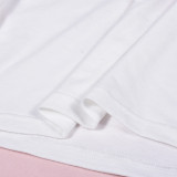 SC Print Short Sleeve Tight Short T Shirt GNZD-7889TG