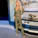 SC V Neck Long Sleeve Micro Flare Jumpsuit GNZD-9615JD