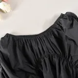 SC Pleated Irregular Loose Half Skirt GNZD-41048SG
