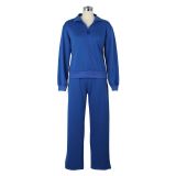 SC Padded Thickened Sports Loose Sweatshirt 2 Piece Set AIL-258