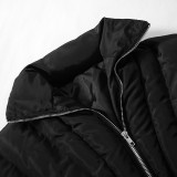 SC Solid Color Casual Lapel Zipper Jacket Cotton Jacket GSZM-Y23TP407