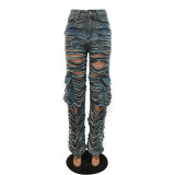 SC Sexy Holes Washed Slim Jeans CM-8700