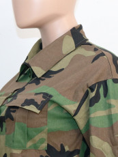 SC Camouflage Printed Casual Jacket Coat SH-390917