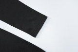 SC Long Sleeve High Collar Midi Dress BLG-D2910166K