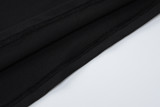 SC Solid Color Long Sleeve O Neck Maxi Dress BLG-D3713438K