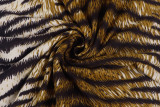 SC Tiger Print Long Sleeve Midi Dress BLG-D971080W