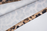 SC Leopard Print Backless Chain Tie Up Maxi Dress BLG-D1C7287A