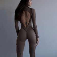 SC Sexy Backless Zipper Jumpsuit BLG-P1B7184A