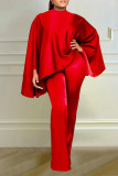 SC Fashion Long Sleeve Poncho Two Piece Pant Set LS-0402