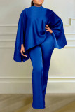 SC Fashion Long Sleeve Poncho Two Piece Pant Set LS-0402