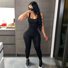 SC Sport Yoga Backless Jumpsuit BLG-P134748A