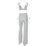 SC Sexy Sling Tube Tops Pants Three Piece Set BLG-S289964A