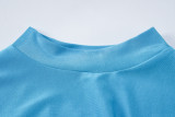 SC Short Sleeve Backless Split Maxi Dress BLG-D3312103A