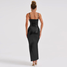 SC Sexy Backless Slim Sling Maxi Dress BLG-D3A14387A