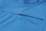 SC Sold Color Slim Long Sleeve Jumpsuit BLG-P3B14835K