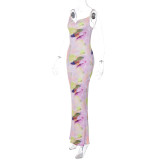 SC Sexy Sling Print Backless Maxi Dress BLG-D3412401A