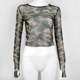 SC Camouflage Long Sleeve T Shirt BLG-T770010