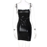 SC Backless Tie Up Slim Mini Dress BLG-D1C7528A