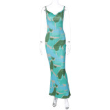 SC Sexy Sling Print Backless Maxi Dress BLG-D3412401A