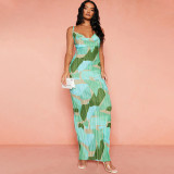 SC Sexy Sling Print Backless Maxi Dress BLG-D3412401A