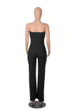 SC Sexy Tube Tops Solid Color Jumpsuit MZ-2833