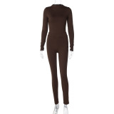 SC Padded Long Sleeve Bodysuit Two Piece Pants Set BLG-S3C15108A