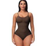 SC Solid Color Sling Shaping Bodysuit GYWU-621044