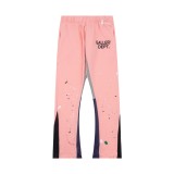 SC Letter Spatter Ink Graffiti Print Patchwork Casual Pants DF-018