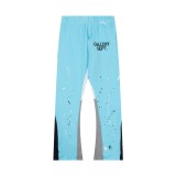 SC Letter Spatter Ink Graffiti Print Patchwork Casual Pants DF-018