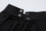 SC Solid Backless Tie Up Maxi Dress BLG-D3A14661A