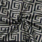 SC Fashion Print Long Sleeve Zipper Two Piece Pant Set NY-10702